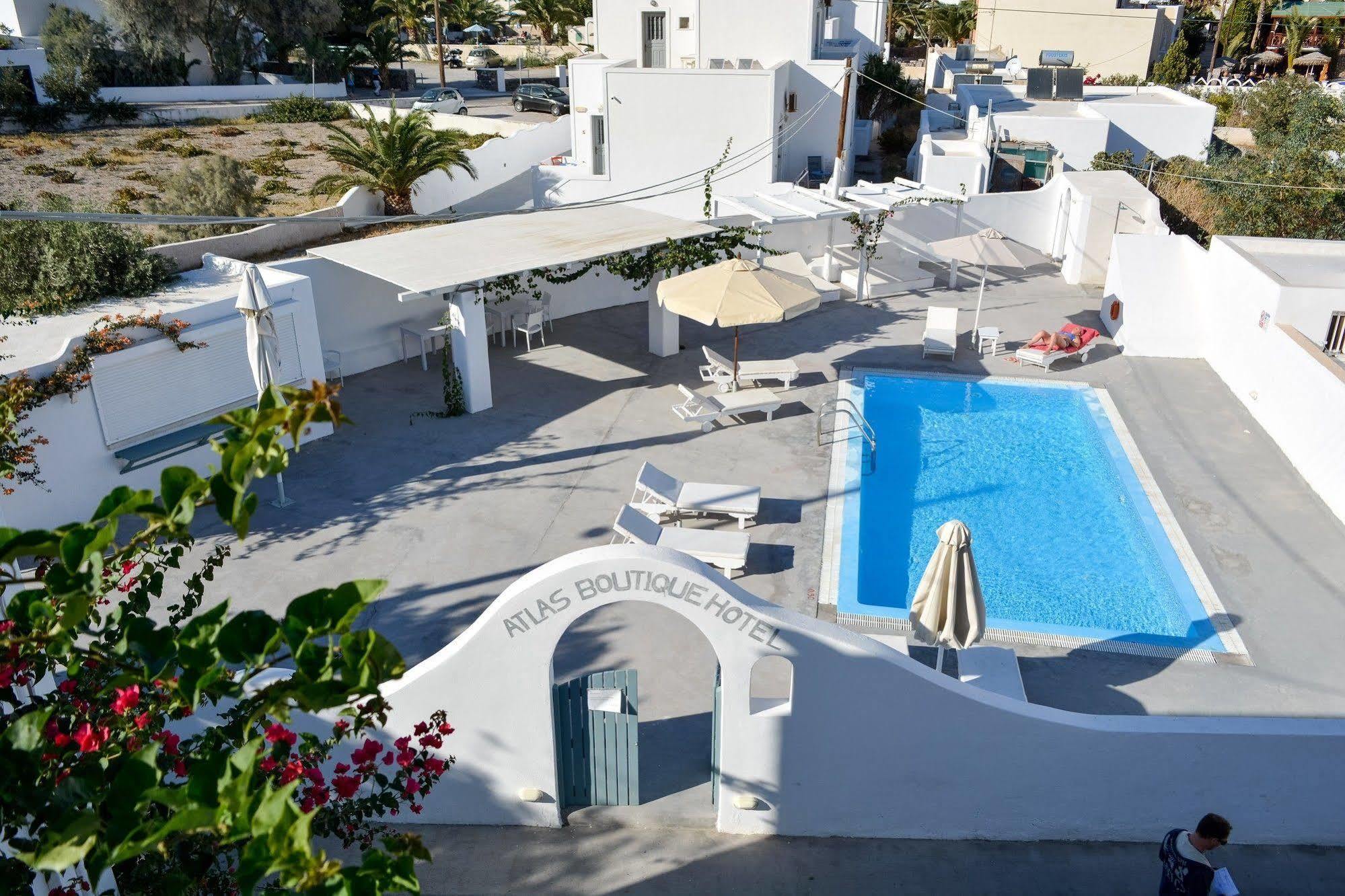 Atlas Boutique Hotel Kamári Exterior foto
